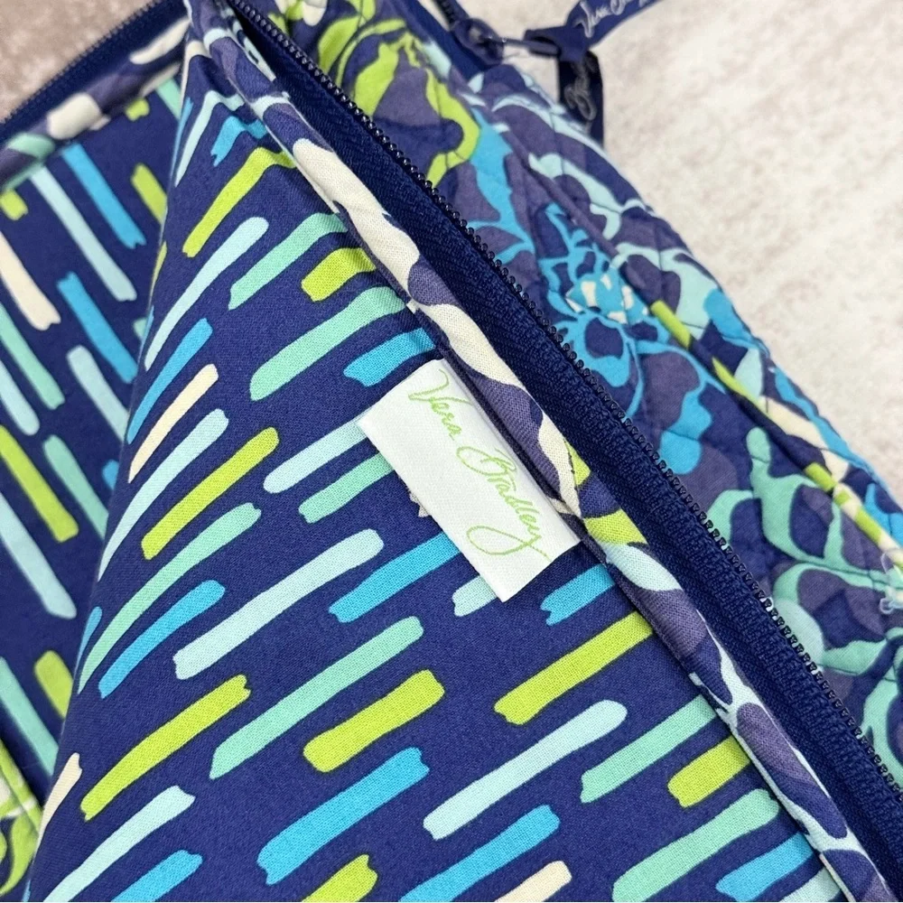 Vera Bradley Quilted Laptop Sleeve Katalina Blues Retired